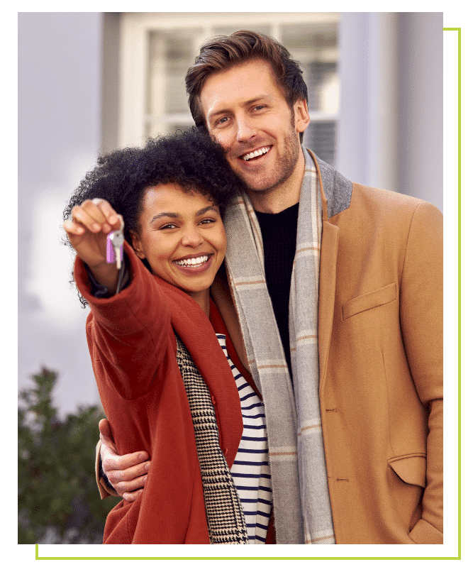 a man and a woman posing for a photo