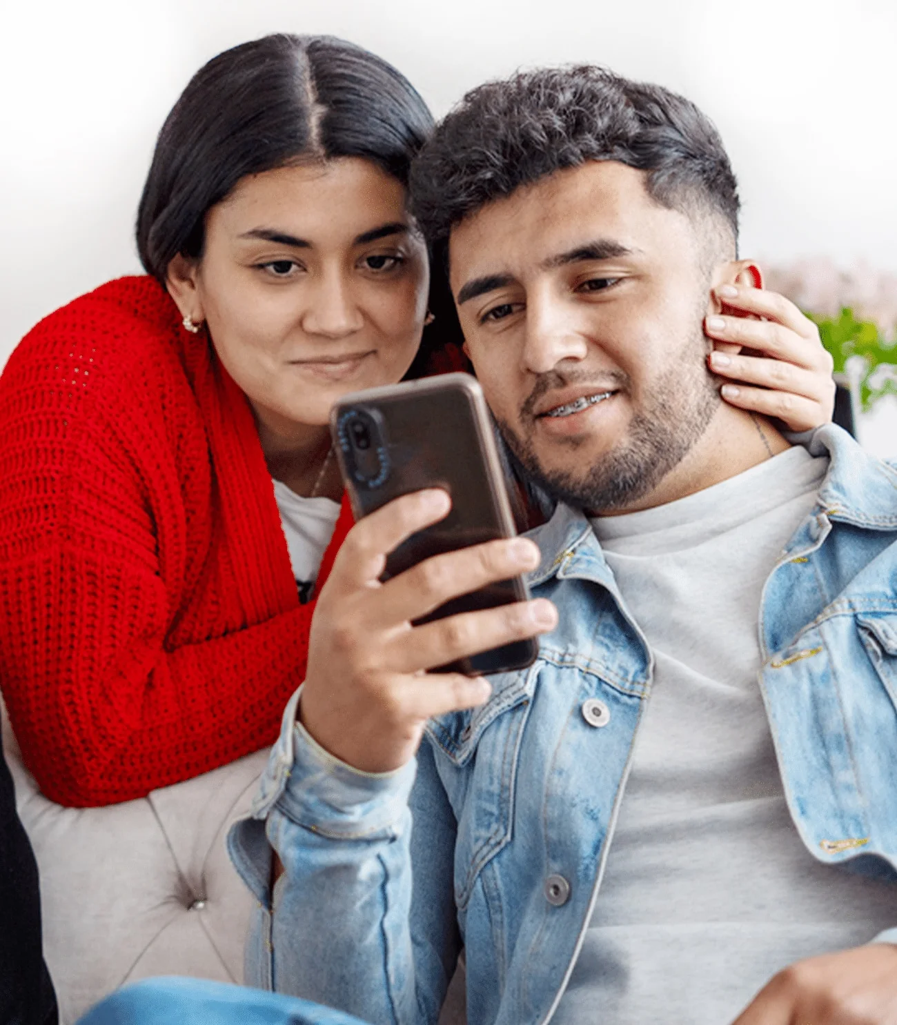 a person talking on a cell phone